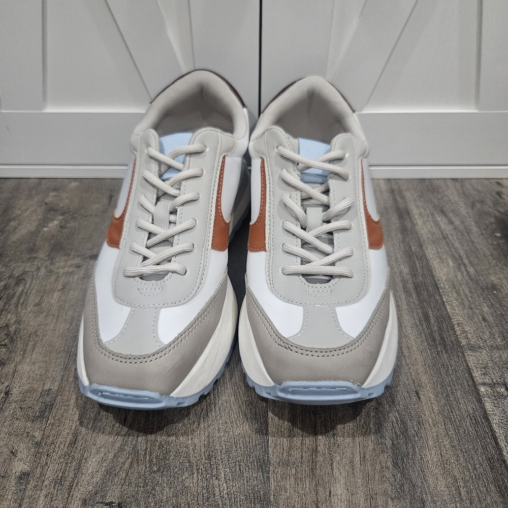Wild Fable Men's Sneakers in White, Gray, and Orange